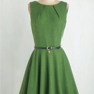 Modcloth Luck Be A Lady Green Dress